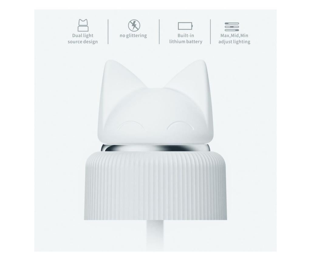 Lampa pentru citit, ambientala, Anime, 3 intensitati, baterie reincarcabila, LED, incarcare USB, Roz - 4