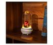 Lampa cu trandafir criogenat si functie de aromaterapie, Rose, USB, rosu