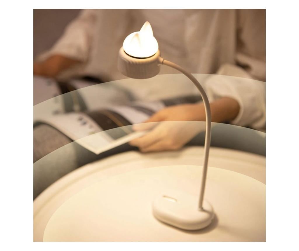 Lampa pentru citit, ambientala, Anime, 3 intensitati, baterie reincarcabila, LED, incarcare USB, Roz - 8