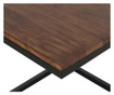 Masa laterala Small Pia 45 x 45 x 45 cm, cadru negru, Jill & Jim Designs