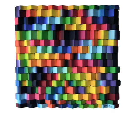 Tablou Rainbow 3D 50x50 cm