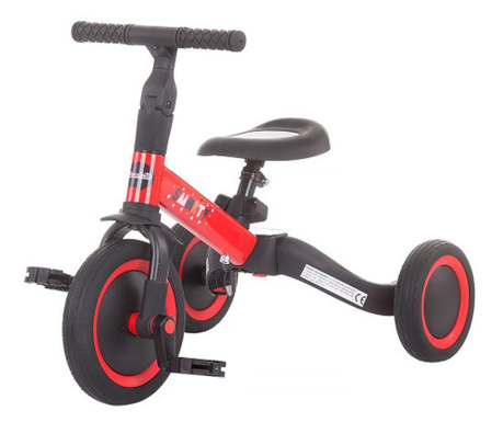 Tricicleta si Bicicleta Smarty 2 in 1, Colectia 2020 Red
