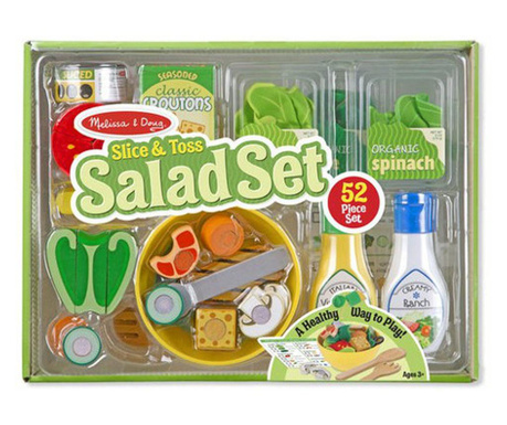 Set de Joaca din Lemn Salate Delicioase