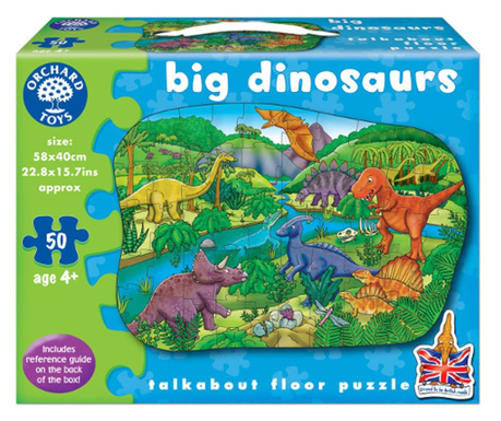 Puzzle de Podea Dinozauri 50 Piese