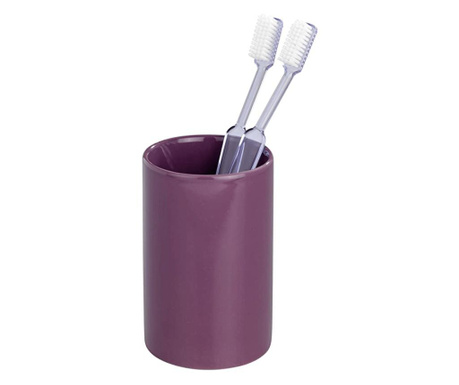Wenko керамична чаша за четки за зъби, Polaris, лилава