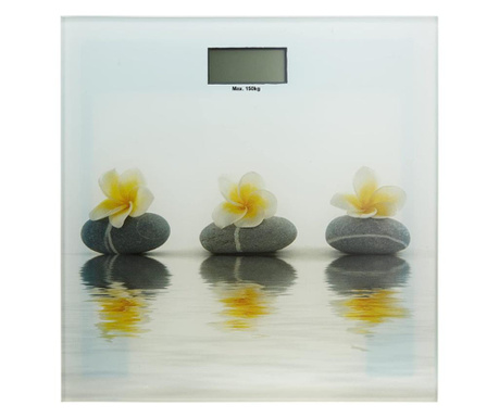 Wenko електронен кантар за баня, Stones with Flowers