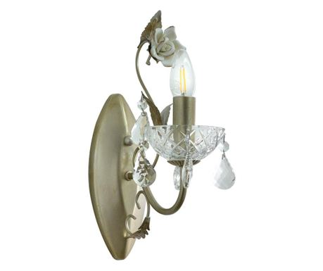 RESIGILAT Aplica de perete Inart, Champagne, fier, E14, crem sampanie, 35x25x45 cm