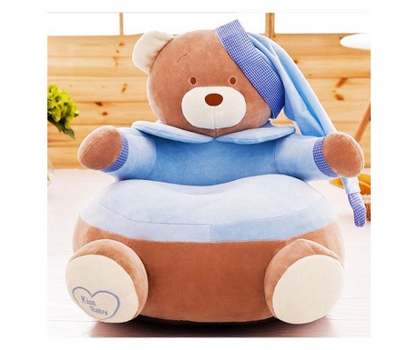 Детски плюшен фотьойл Smart Blue Bear