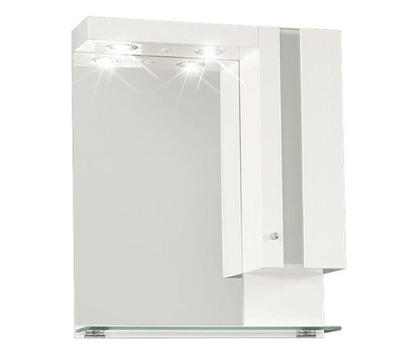 Горен шкаф за баня Flora, LED осветление