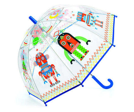Umbrela colorata Djeco Roboti