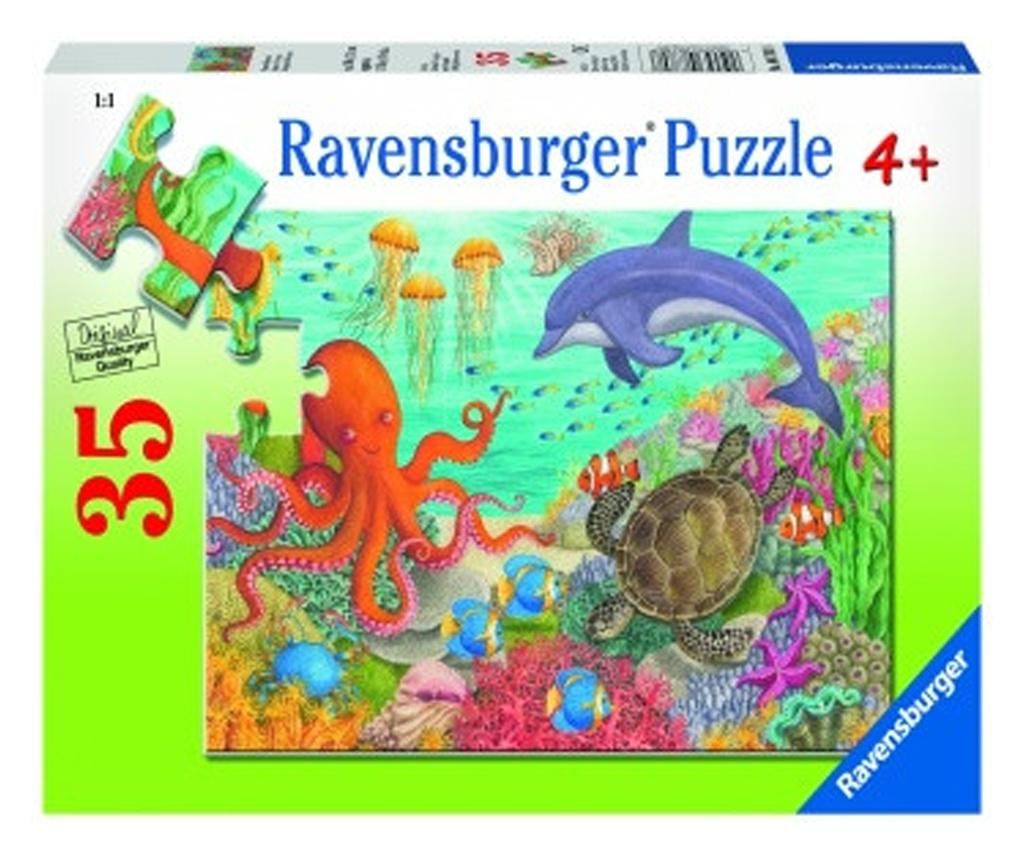 Puzzle animale din ocean, 35 piese