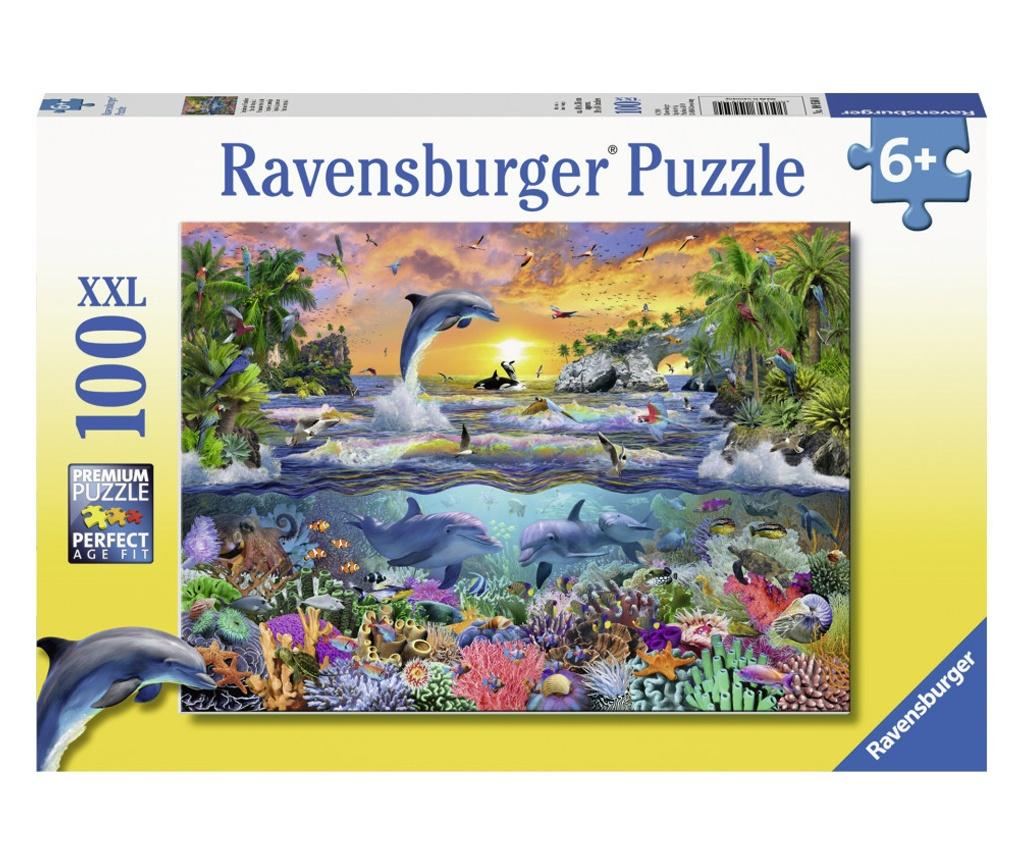 Puzzle paradis tropical, 100 piese