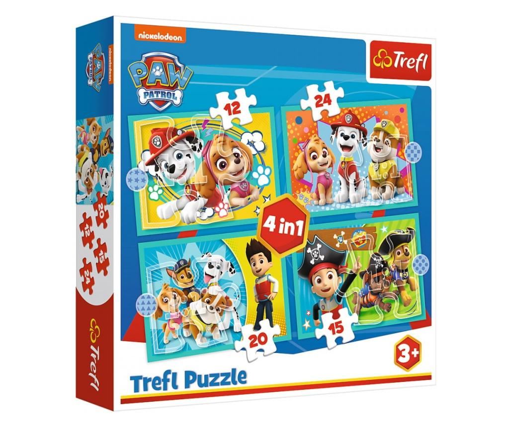 Puzzle trefl 4in1 patrula catelusilor