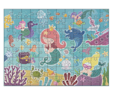 Puzzle - Sirene jucause (96 piese)