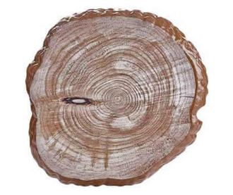 RAKI Platou servire melamina 33x30x2cm imitatie lemn
