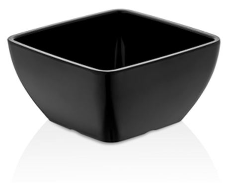 RAKI VOLMA Bol patrat melamina 12,5x12,5xh6,5 negru