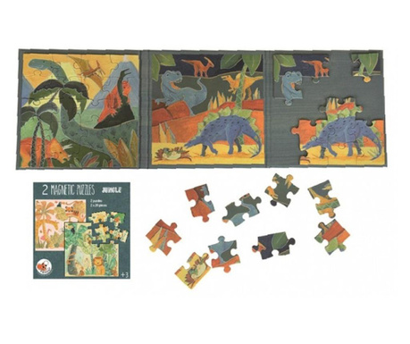 Puzzle magnetic Egmont toys, Dinozauri