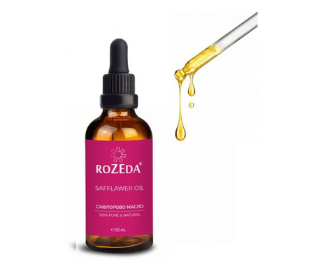 ROZEDA - Сафлорово масло - студено-пресовано, 100% чисто и натурално, 50 ml