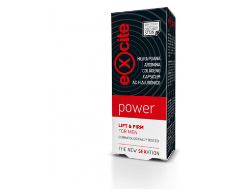EXCITE MEN POWER - гел за мъже, за подсилена сексуална мощ и обем Diet Esthetic, 15 ml