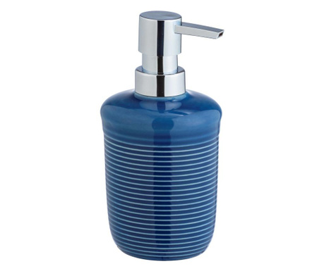 Dispenser pentru sapun lichid Wenko, Sada, ceramica, 320 ml, albastru