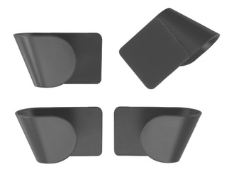 Set 8 suporturi pentru capace Wenko, plastic ABS, 9x5x5 cm