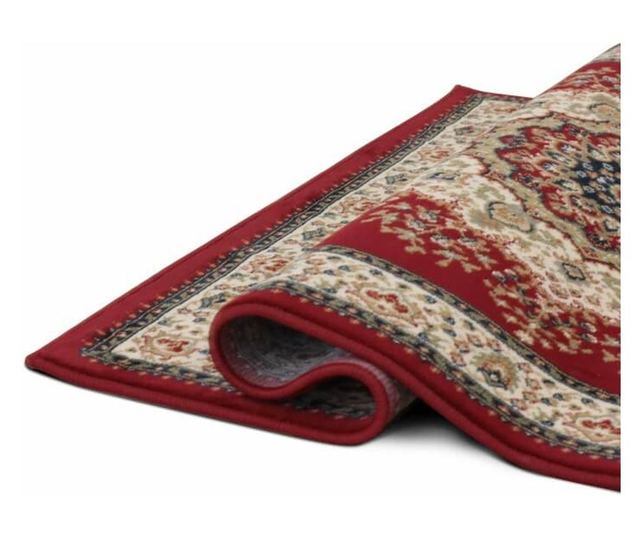 Covor 160x235 cm, visiniu amestec de culori model oriental, KENDRA TIP 3
