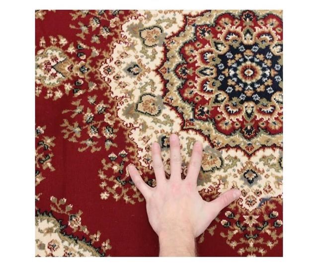 Covor 160x235 cm, visiniu amestec de culori model oriental, KENDRA TIP 3