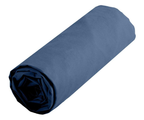 Cearceaf de Pat cu elastic 140x190+25 cm ALICIA DH - Blue Jean
