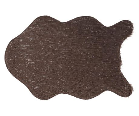Blana artificiala, gri-maro-taupe argint, 60x90, FOX TYP 4