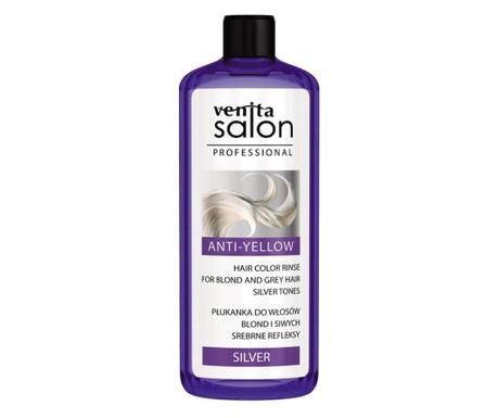 Solutie clatire pentru revitalizarea culorii, Anti Yellow, Argintiu, Venita, 200 ml