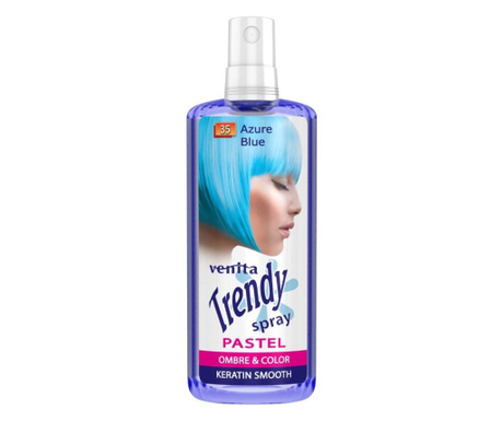 Spray colorant Venita, Trendy Pastel, Nr.35, Azure blue