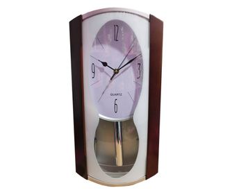 Ceas de perete cu pendul, Silentios, 45 cm,  ZX2387A