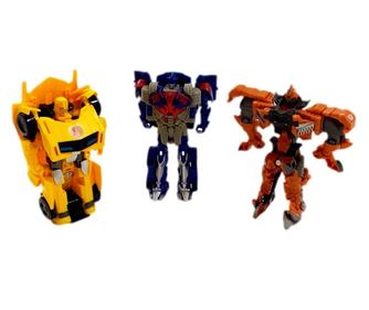 Set 3 Roboti Second Deformation se Tranforma, Roboti Masina si Dinozaur 3IN1