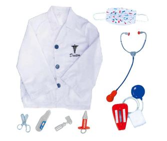 Set costum doctor cu accesorii medicale, DecorCasa