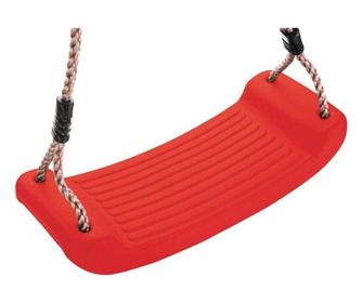 Leagan Rezistent Copii Adulti Pentru Exterior, Gradina Sau Curte, Plastic, Rosu