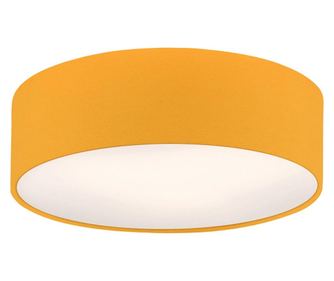 Plafonieră LED modernă cu abajur textil 20cm 20x6cm 12W
