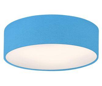 Plafonieră LED modernă cu abajur textil 20cm 20x6cm 12W