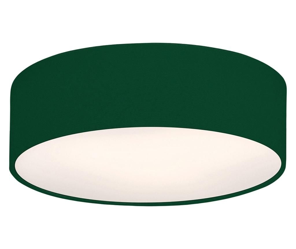 Modern LED Ceiling Light with Textile Shade 20cm 20x6cm 12W