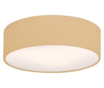 Plafonieră LED modernă cu abajur textil 20cm 20x6cm 12W