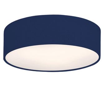 Plafonieră LED modernă cu abajur textil 20cm 20x6cm 12W