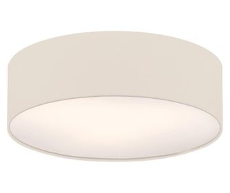 Plafonieră LED modernă cu abajur textil 20cm 20x6cm 12W