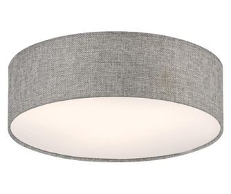 Plafonieră LED modernă cu abajur textil 20cm 20x6cm 12W