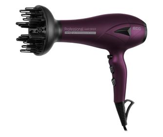 Uscator de par ECG VV 3121 Professional cu ionizare, 2100 W, 2 viteze, 3 setari de temperatura