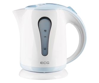 Cana electrica fierbator ECG RK 1022 bleu, 1 L, 1100 W, plastic de calitate BPA FREE