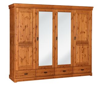 Dulap Florence, Lemn Masiv, 253x62x218cm, Natur