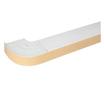 Sina-PVC, DORTMUND cu masca (50 mm) si coltare (coltarele sunt incluse in masura), 3-canale, natur,120 cm, cu toate accesoriile