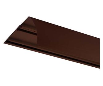 !!! inaltime profil senzational 7 mm !!! Sina Aluminiu BURSA incl. masca (80 mm inaltime) 2-canale, maro, 160 cm, cu toate acces