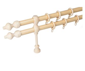 galerie lemn 28 mm  FILIGRANO, dubla, natur ,180 cm