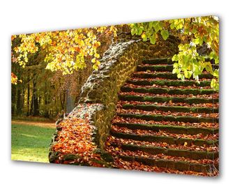 Tablou Canvas Premium Art Factory TrueColor, Vine toamna, Panza pe Cadru Lemn, Decoratiuni Casa, 80 x 140 cm