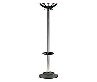 RFG Закачалка Trento 173 cm, хром и черни елементи